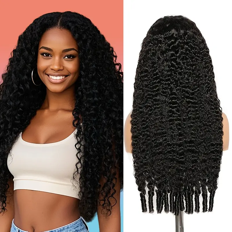 Rambut Manusia Keriting Burma 7x6, Wig Rambut Manusia 13x4 13X6 Hd Transparent Lace Front Wig, Rambut Manusia Mentah Vietnam, Kepadatan 180% 200%