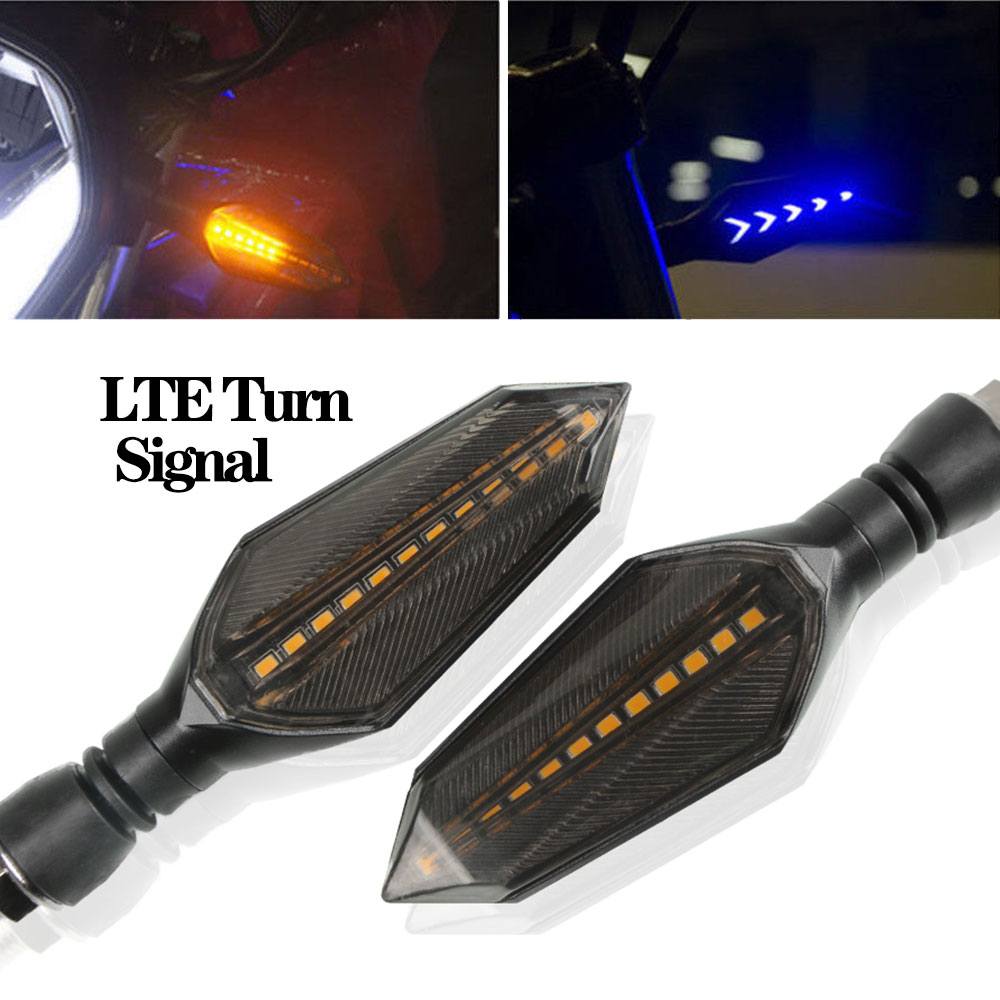 PER YAMAHA MT125 YZFR125 WR125X R XMAX125 200 300 250 400 1 pair Universale 12V LED Del Motociclo Segnale di Girata indicatori Illumina la lampada