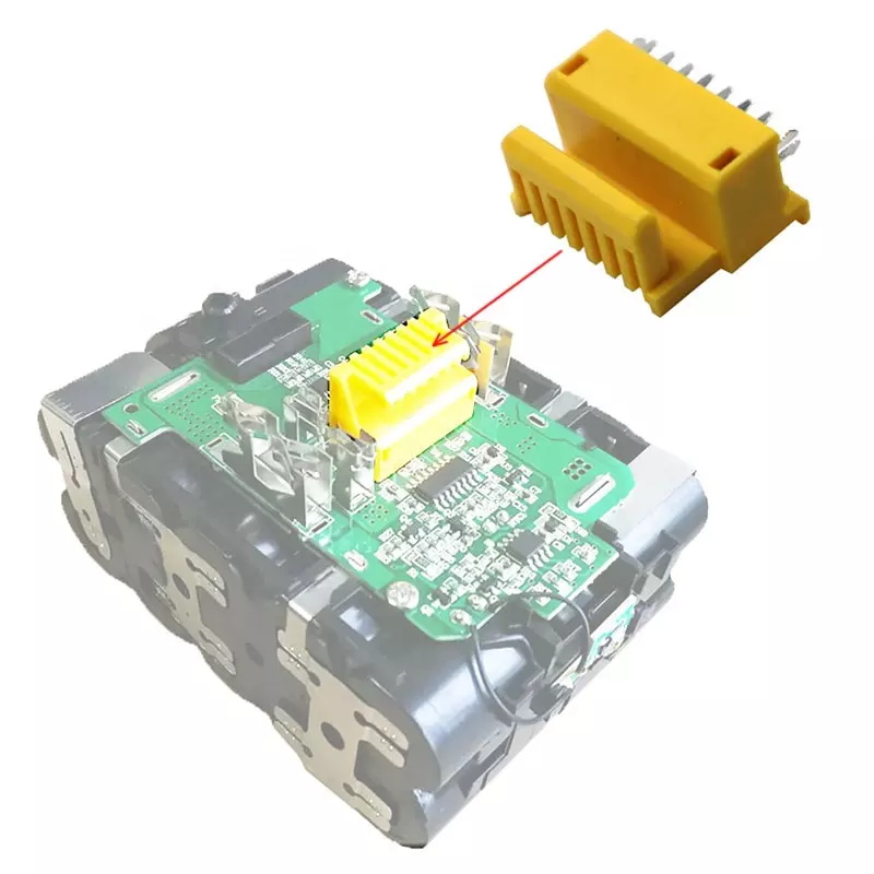 2/3 pçs bl1850 bl1830 pcb bms placa de proteção de carregamento conector terminal para makita 18v bateria lítio acessórios da ferramenta elétrica