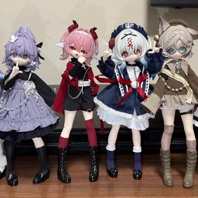 Nova Figura de Ação Articulada Meki 1/8 Bjd Oblivion'S Luminasia, Caixa Surpresa, Boneca Colecionável, Ornamento, Presente de Aniversário para Meninas