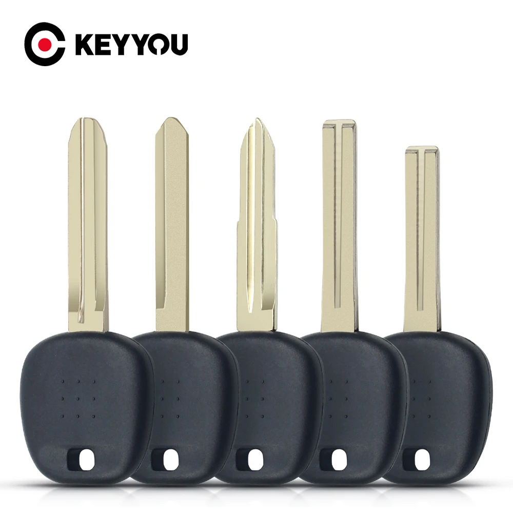 KEYYOU Uncut Key Klinge Auto Transponder Schlüssel Shell Für Toyota Fit Lexus Keine Chip Fob Fall Ersatz TOY41 TOY43 TOY40 TOY47