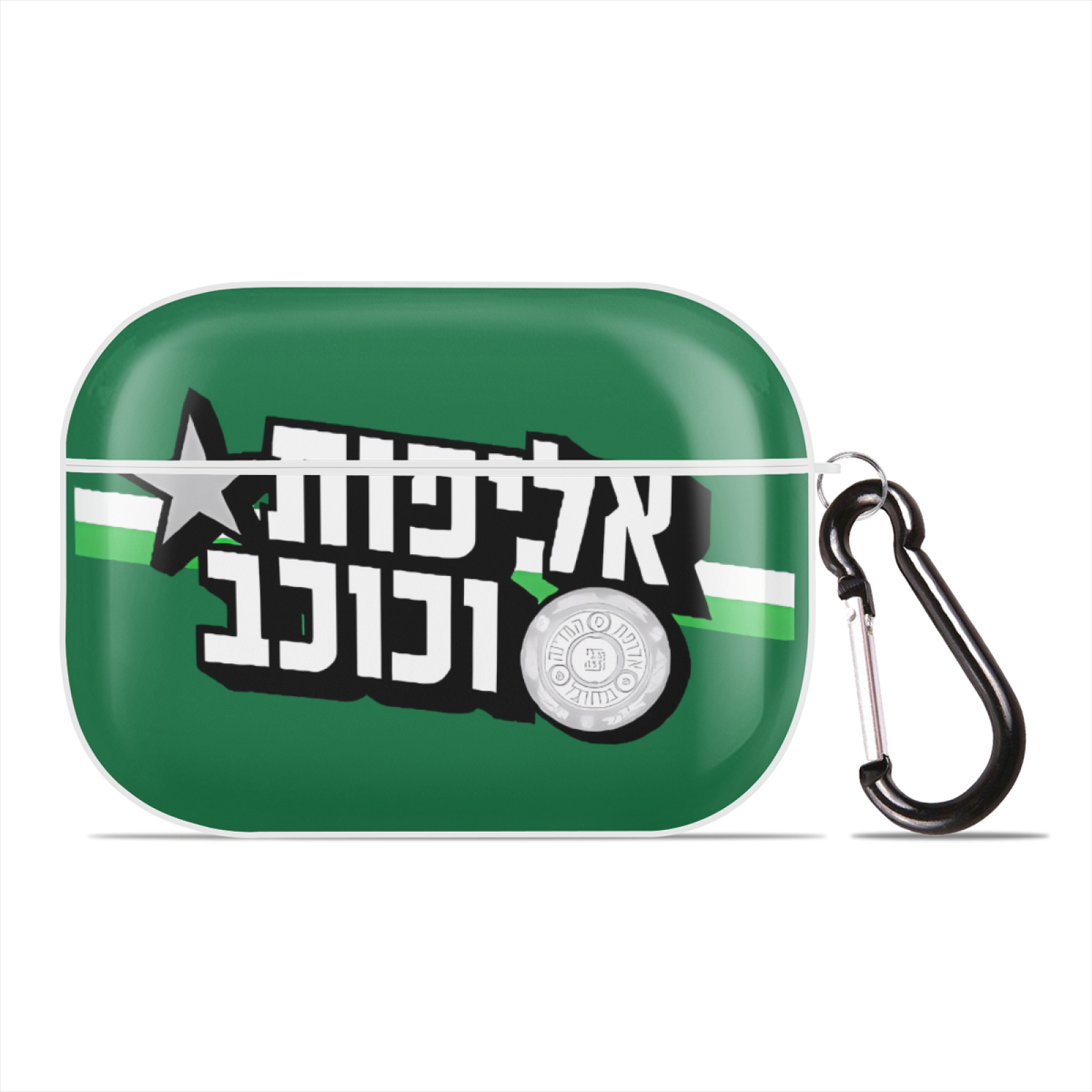 MHFC Maccabi Haifa-funda Green Apes para AirPods 1 2 3