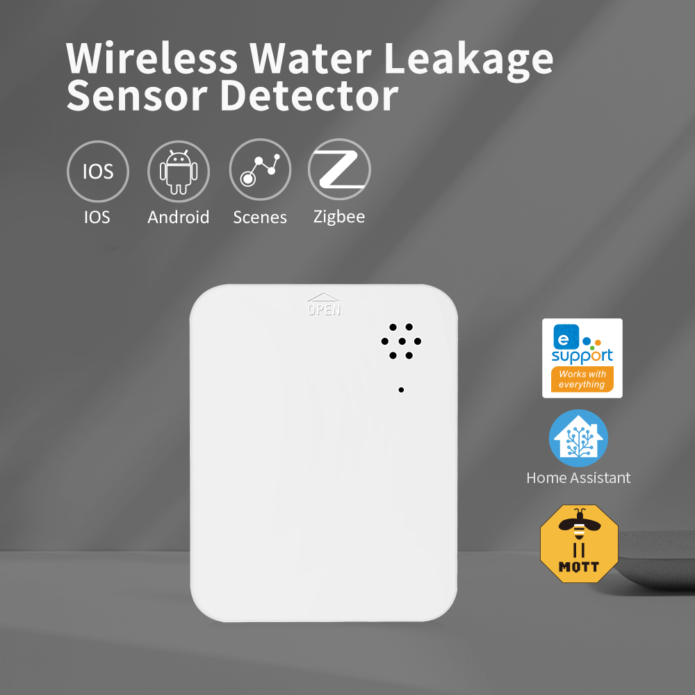 Lincukoo домашний помощник умный датчик утечки воды детектор беспроводной ZigBee утечка для подвала, кухни, домашней безопасности eWeLink