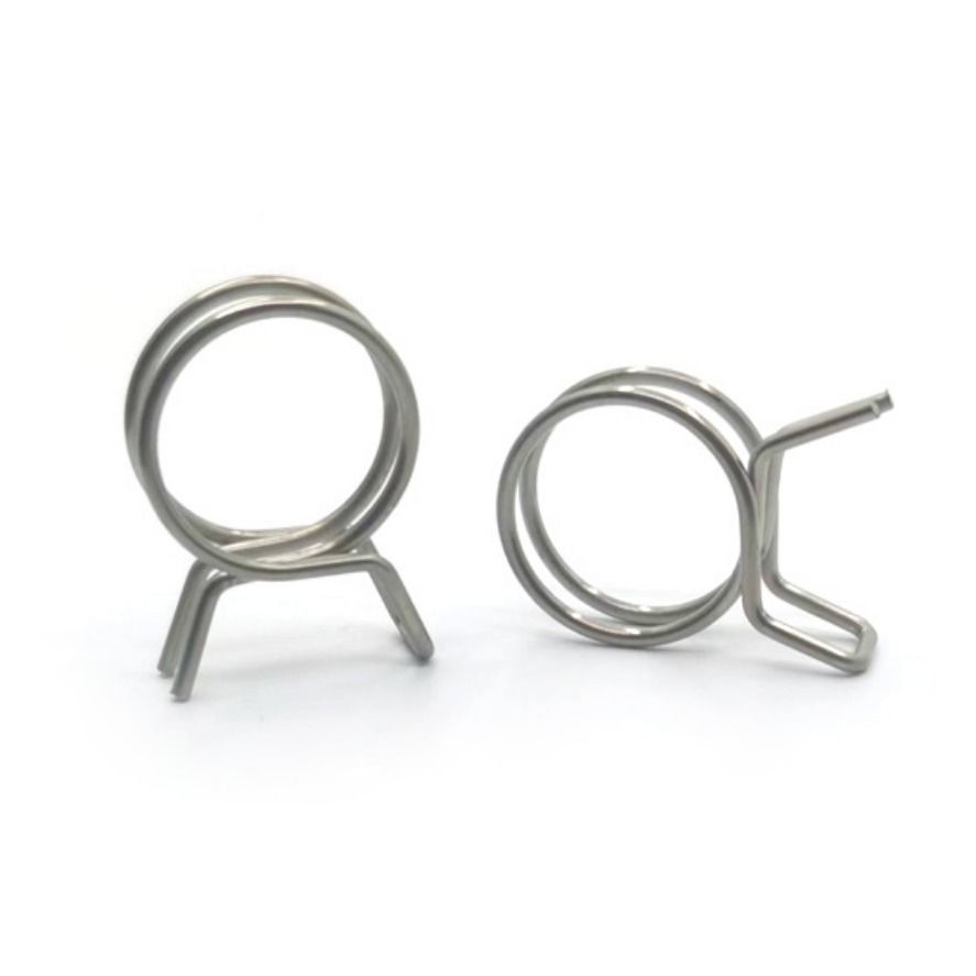 10 Uds. Abrazadera de manguera de 5mm-14mm Clips de resorte de tubo de acero inoxidable abrazaderas de manguera de línea de combustible Clips de tubo de sellado accesorios de Hardware