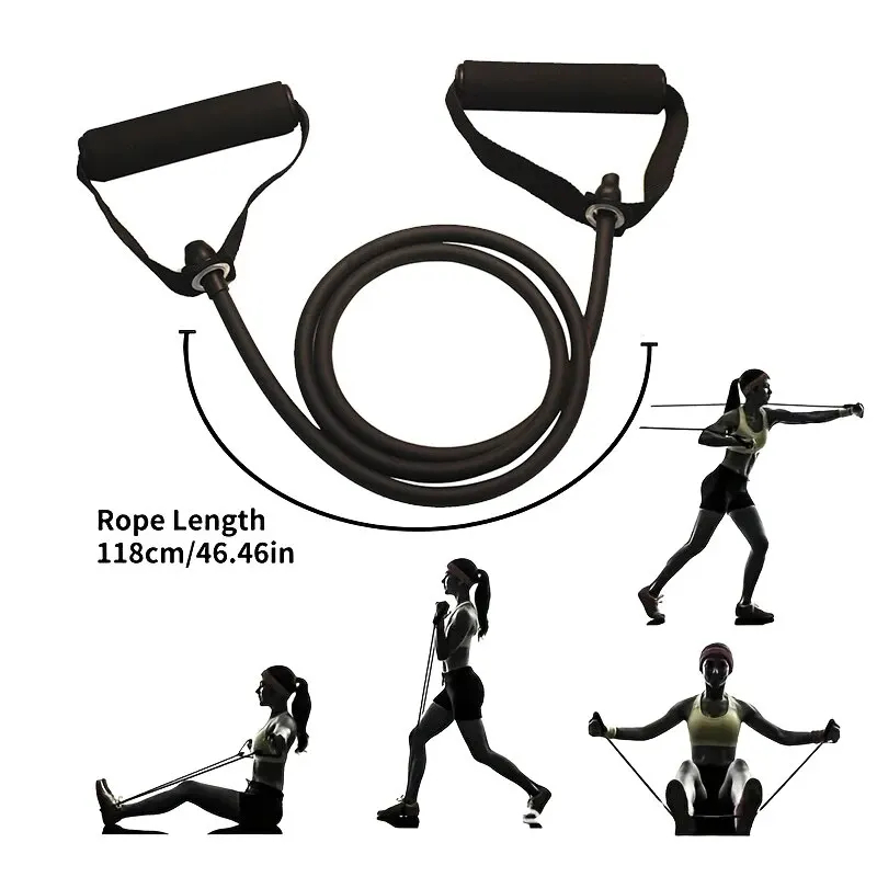 Resistance Bands with Handles for Home Gym, Exercise Strength Training Bands for Men Women, Portable Fitness Workout Equipment