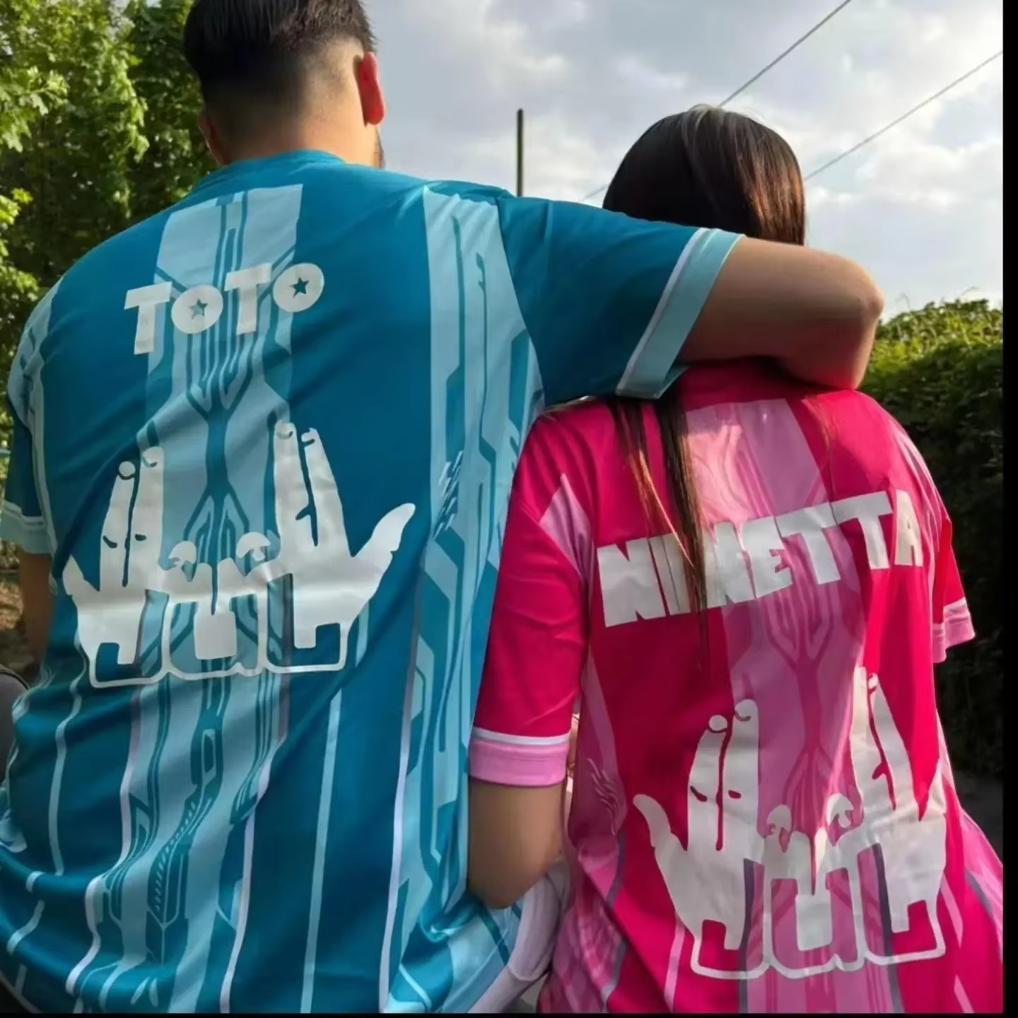 JUL Maillot TOTO Et Ninetta Modell Sommer 3D-gedrucktes, großes Herren-T-Shirt, locker sitzend, bequem, geeignet für den täglichen Gebrauch