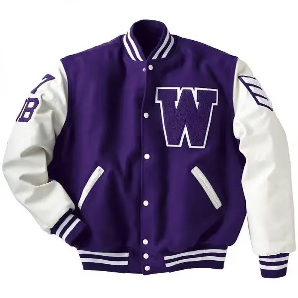 New Hot Usa American Tv Film Teen Wolf Giacca da baseball di moda classica Giacca da motociclista in poliestere Cappotto da uomo Top invernali