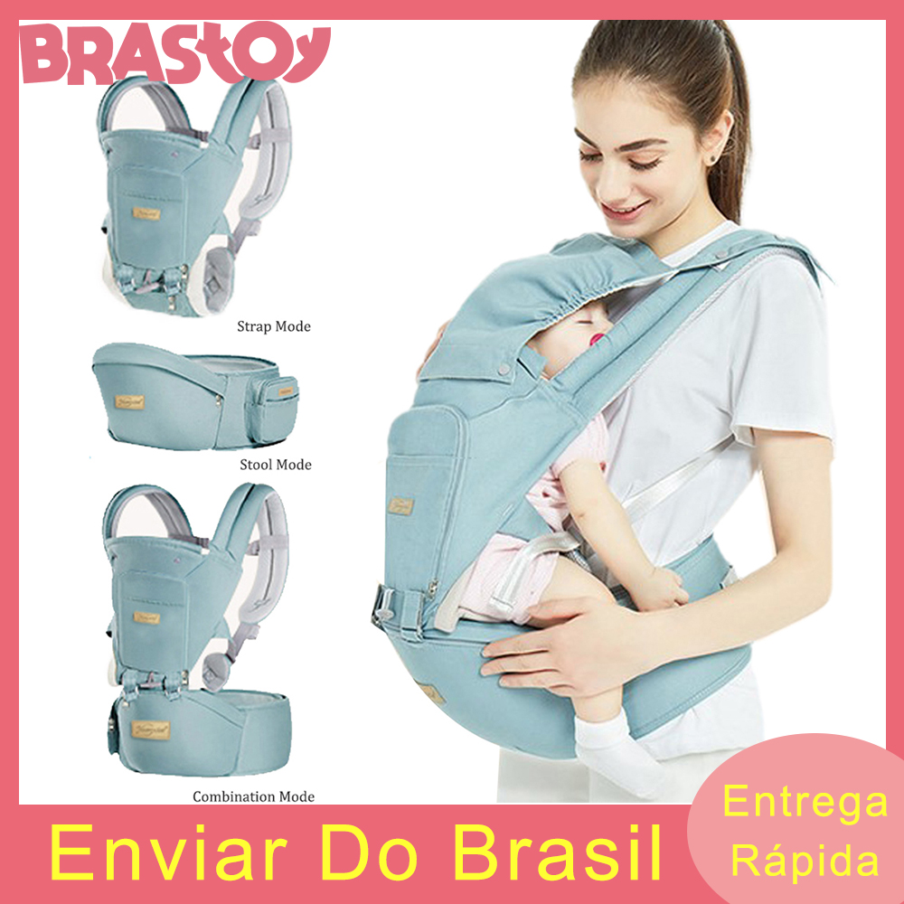 Ergonomische Kangoeroe Om Baby Te Dragen Met Schaduw Doek 12 Posities 3 In 1.0-3 Maanden, ondersteunt Meer dan 10 Kg