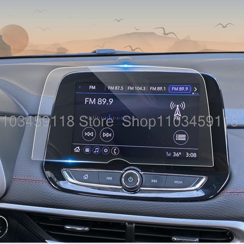 Ochraniacz ekranu ze szkła hartowanego do chevroleta tracker 2020 2021 2022 8 cali radio samochodowe nawigacja gps akcesoria odporne na zarysowania