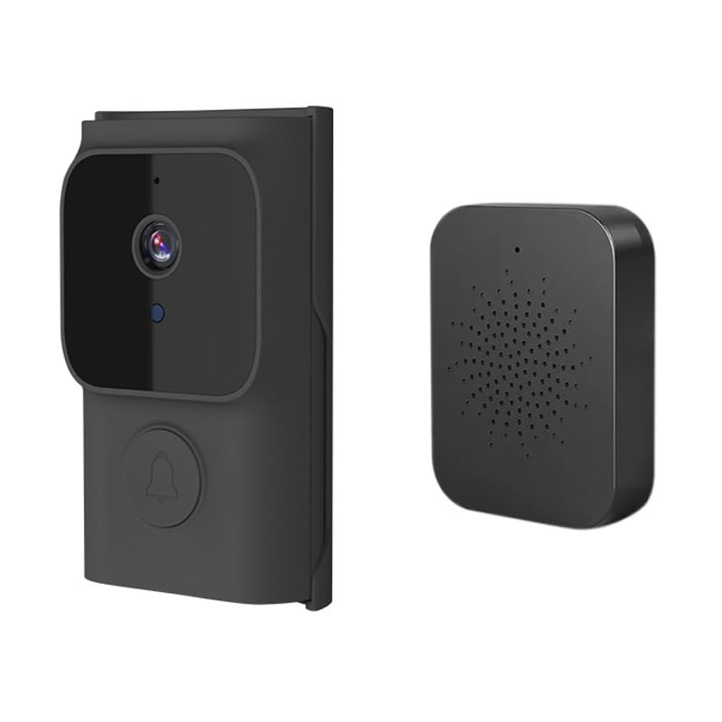Tuya WiFi Campainha de câmera sem fio de 2,4 GHz para sistema de segurança doméstica Campainha de porta doméstica