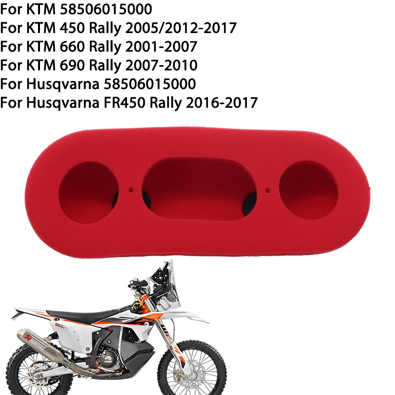 Piezas de motocicleta Filtro de aire de moto de cross para KTM 450 660 690 Rally 58506015000   Para Husqvarna FR450 Rally 2016-2017 58506015000