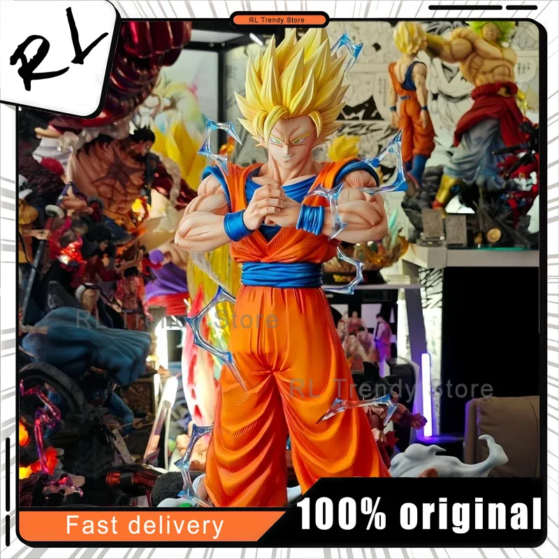 30 см Dragon Ball аниме фигурка Супер Сайян Гоку модель куклы трендовые фигурки Коллекционная игрушка настольные аксессуары подарки