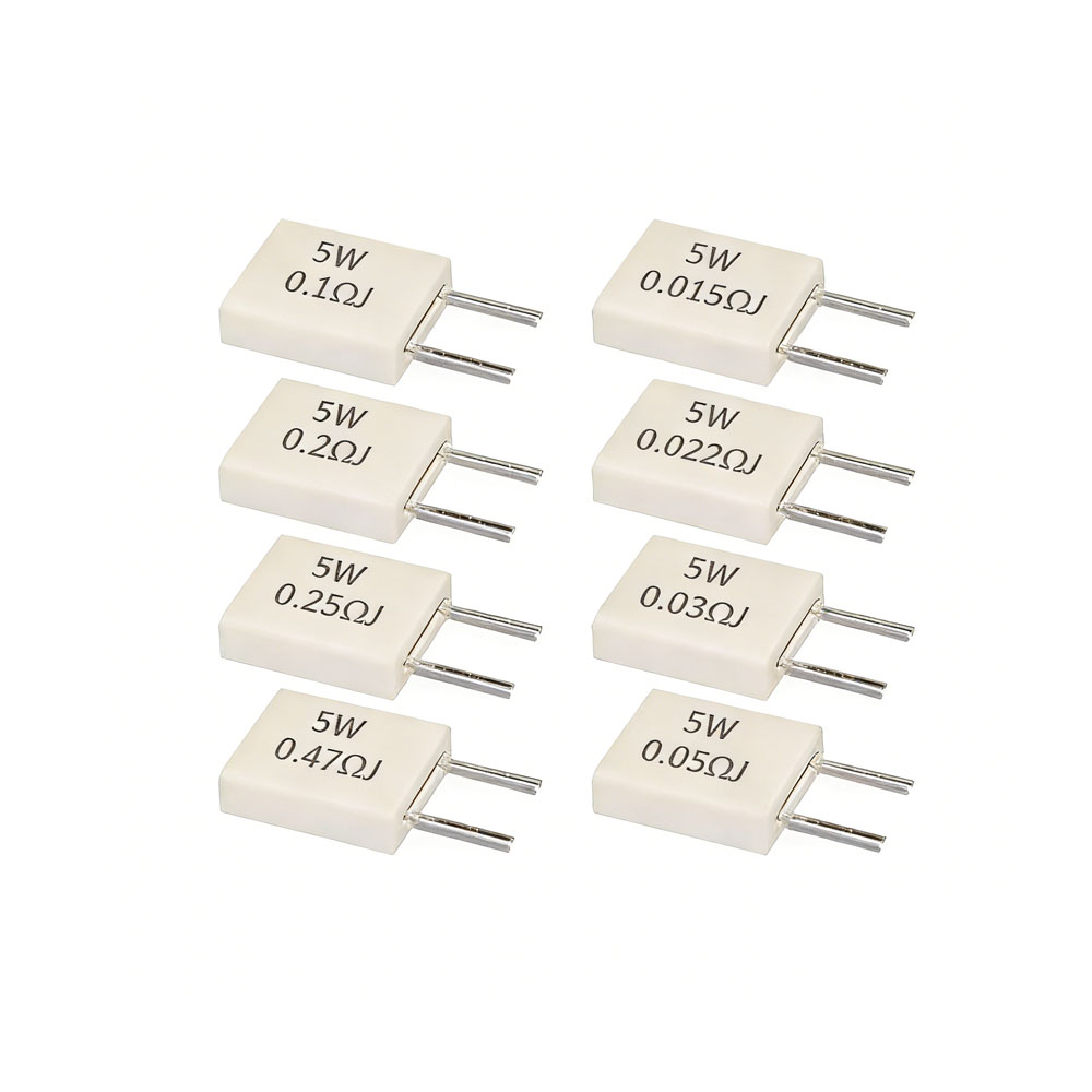 10 шт. BPR56 5W неиндуктивные керамические цементные резисторы 0.01R 0.015 0.022 0.025 0.02 0.033 0.047 0.05 0.1 0.15 0.2 0.25 0.5 1 Ом
