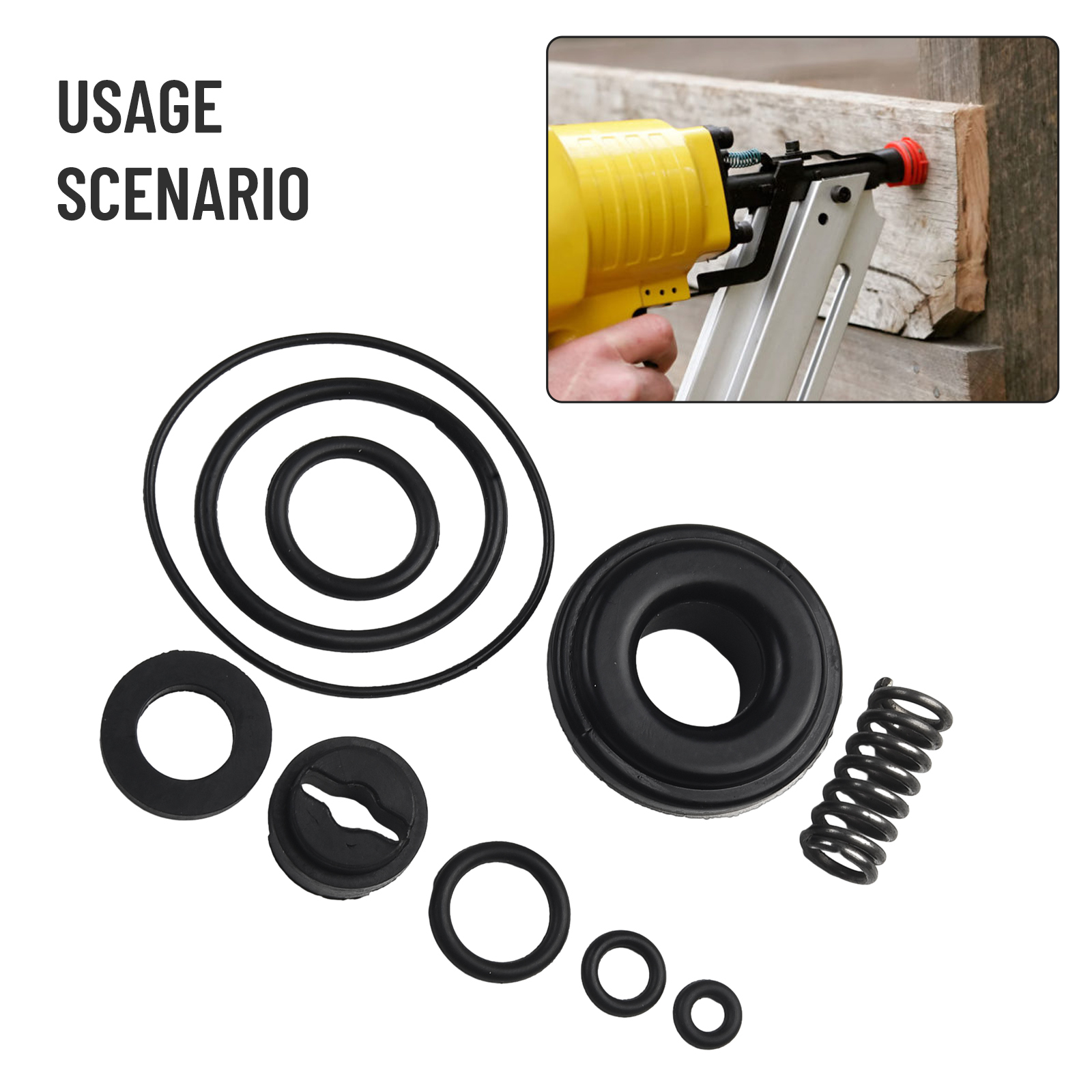 Kit de reparación de accesorios para clavadora neumática, accesorios de sellado para clavadora neumática de alta calidad T50 T64 F30 P625 1013