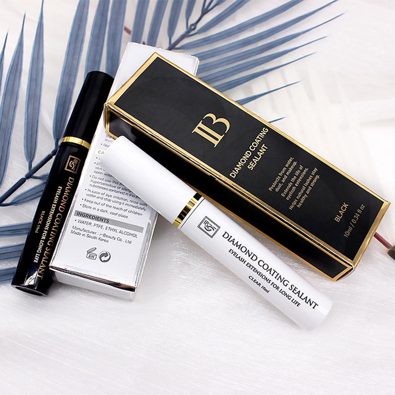 2 ขวด EONBEAUT ขนตาเพชรเคลือบ Sealant Black Coat ซีลป้องกันอายุการใช้งานยาวนาน 10ml โปร่งใส