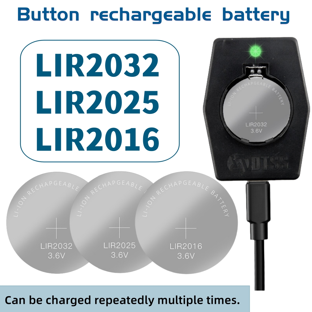 2-10 шт. LIR2032 LIR2025 LIR2016 аккумуляторная батарея CR2032 CR2025 CR2016 литиевая зарядка может заменить CR2032 для часов