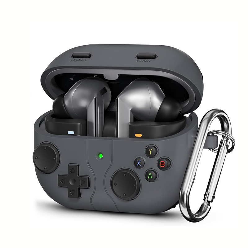 Funda de silicona para auriculares Gamepad 3D para Samsung Galaxy Buds3 Pro Buds3 Buzz 3 Pro, funda de caja de carga a prueba de golpes para Buds 3 buzz 3