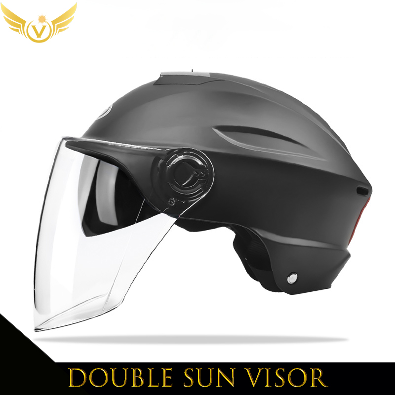 V casque de Scooter électrique été V Chopper casques de Moto cascade de sécurité Soman Articles urbains femme hommes équipement de Moto