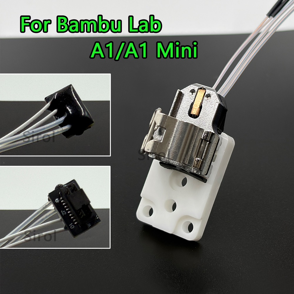 For Bambu Lab A1 Hotend Heating Assembly Ceramic Upgrade Zirconia Bambulab A1 Mini Hotend Mounting Kit High Temp Resistance