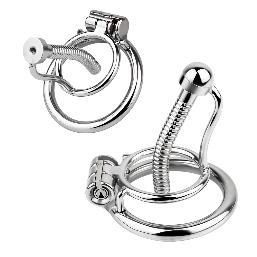 FRKO Stainless Steel Male Chastity Urethral Lock Penis Plug Sounding PA Cock Lock Cage Device Sex Toys For Men 18+ Ship From USA