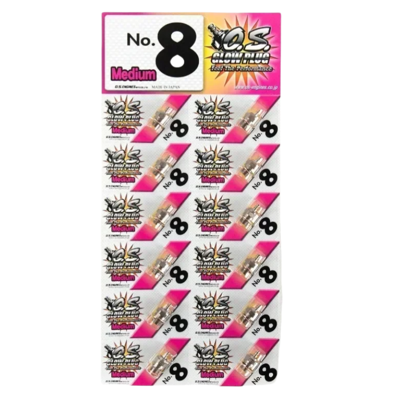 12 stuks OS O.S. F No.8 No.6 A3 No.10 A5 Gloeibougie Viertakt Standaard Spark Koud Medium Hot Voor Vrachtwagen Nitro Motor Accessoires
