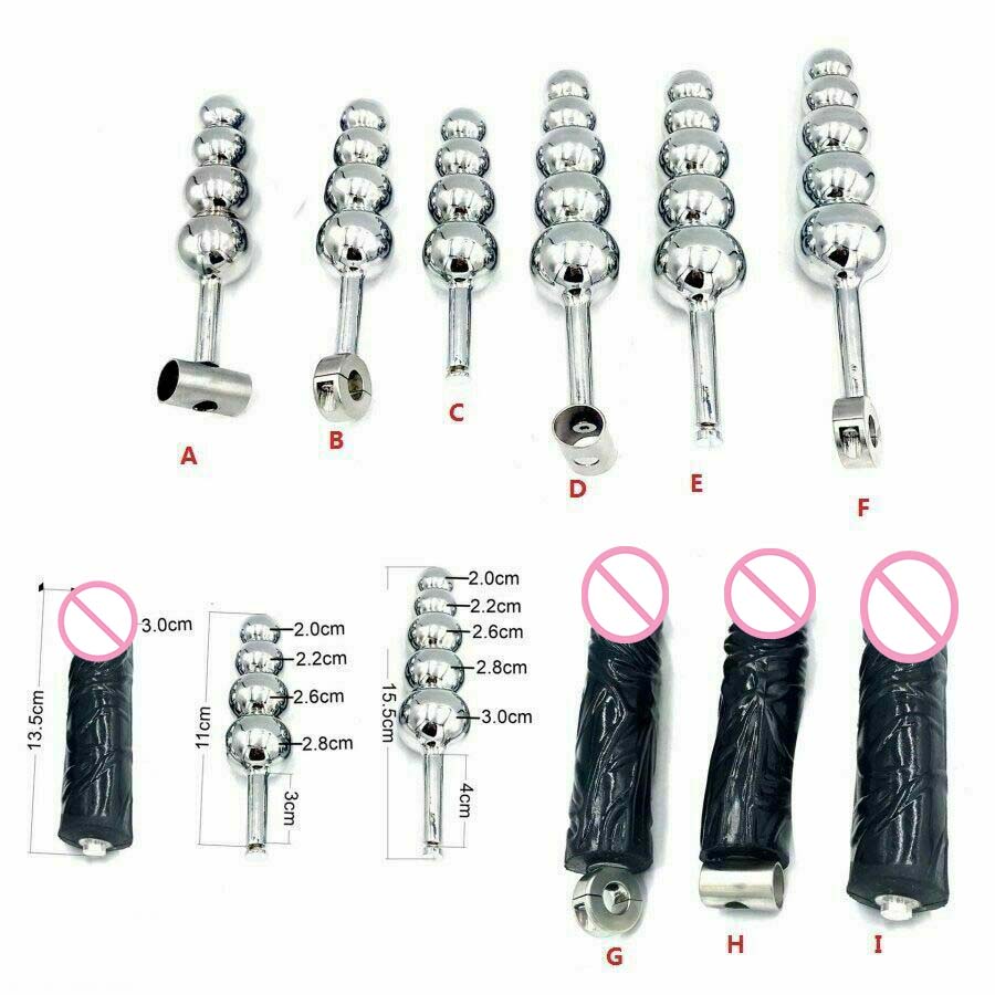 Accesorios de cinturón de castidad de Metal/silicona para hombres y mujeres, tapón Anal y Vaginal, Juguetes sexuales desmontables para adultos, consolador de cuentas para glúteos
