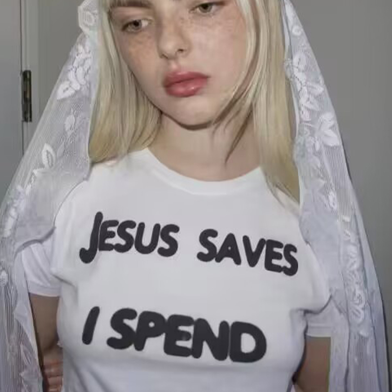 2000s Harajuku list drukuj Kawaii dziecko Tees lato e-girl krótkie bluzki topy Slim Streetwear Goth koszulki z krótkim rękawem Y2K ubrania