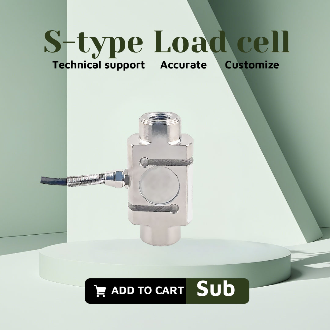 BENGBUZZYQ Cella di carico tipo S a colonna, sensore di compressione tensione 50 kg~100 t, acciaio inossidabile, IP66, sensore di peso industriale