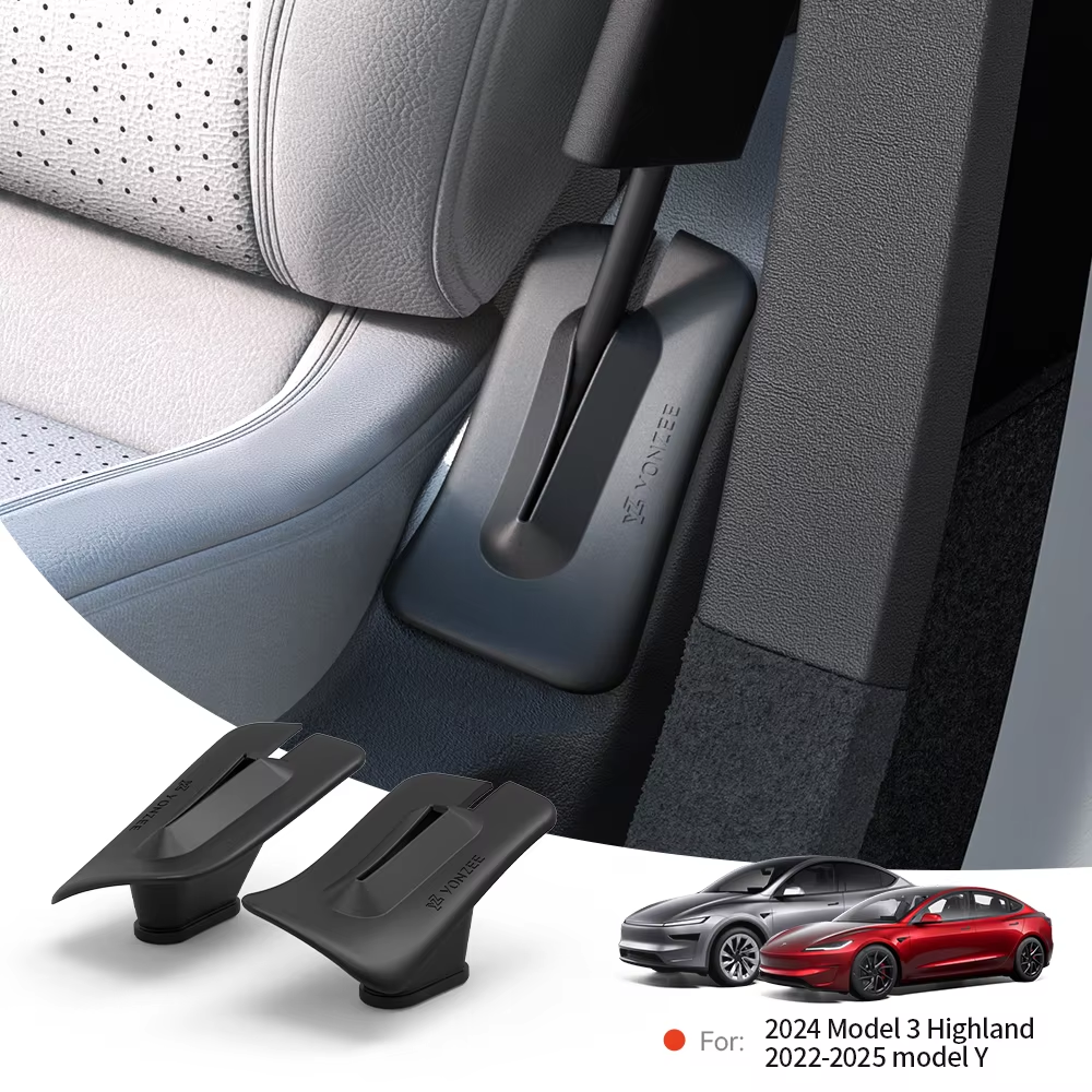 YZ For Tesla Model 3 Y Juniper Highland Car Seat Gap Filler Side Seam Styling Seat Gap Leak-proof Filling Silicone Cover