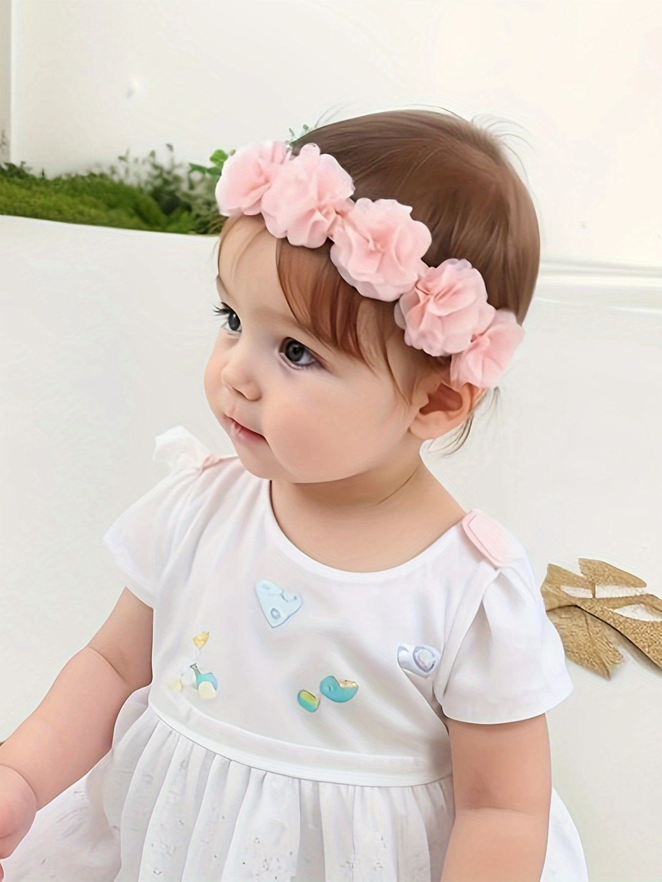 Sólido chiffon flor bebê menina bandana bonito moda faixa de cabelo para recém-nascidos crianças turbante macio bebê headwear acessórios para o cabelo meninas