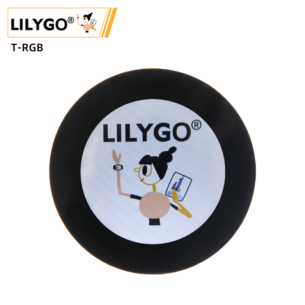 LILYGO® T-RGB ESP32-S3 2.1 Inci Bulat Layar ST7701S LCD Touch Layar ESP32-S3R8 Pengembangan Papan Dukungan Akses Internet Nirkabel Bluetooth TF