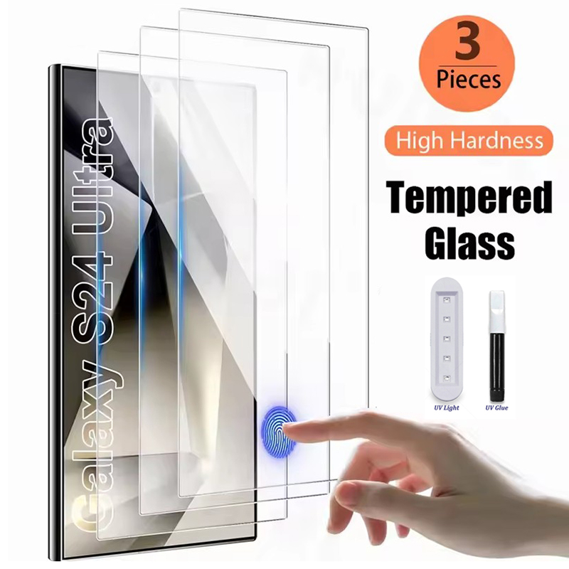 Pelindung Layar Kaca Tempered Full Glue UV Liquid Untuk Oneplus 15 13 12 Film Pelindung oneplus Ace 5 6 2 3 11 9 10 pro 11R 13T