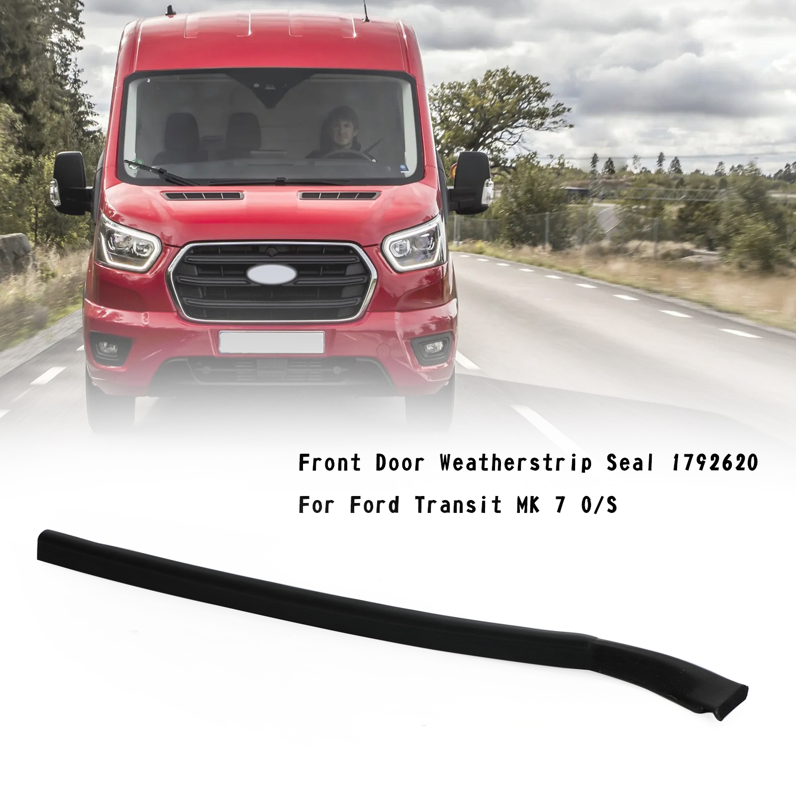 Artudatech Haustür Dichtung streifen Dichtung für Ford Transit mk 7 o/s Autozubehör