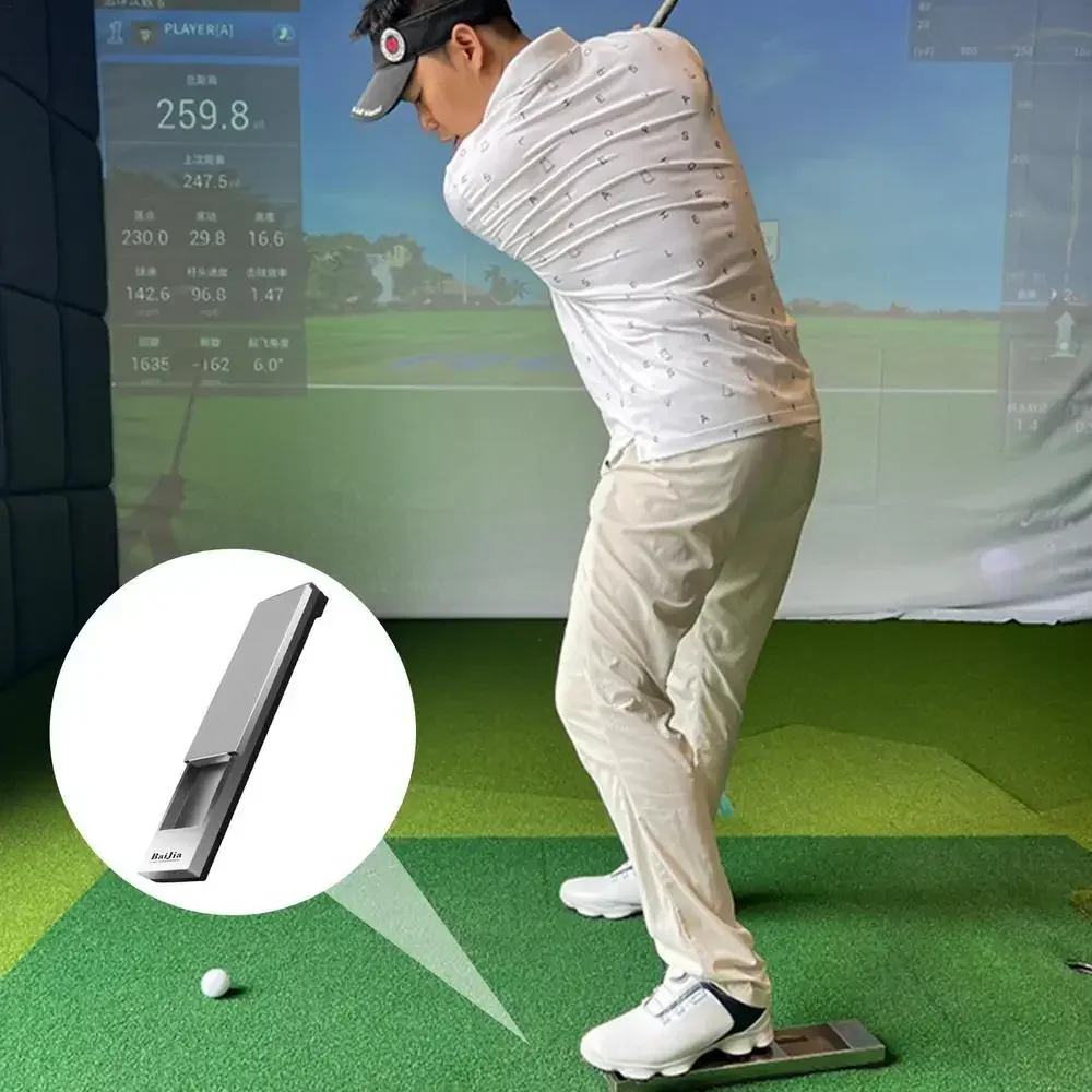 Pedal de assistência de postura de balanço de golfe portátil removível balanço de golfe perna pedal de gravidade treinador de correção de balanço acessórios de golfe