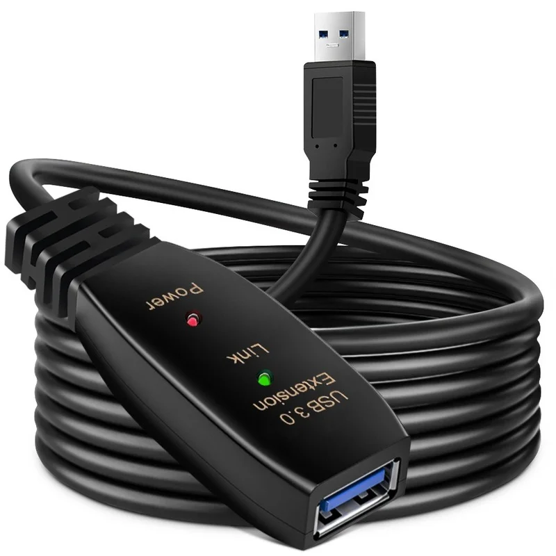 Кабель-удлинитель Активный с усилителем USB 3,0, 5 м, 10 м