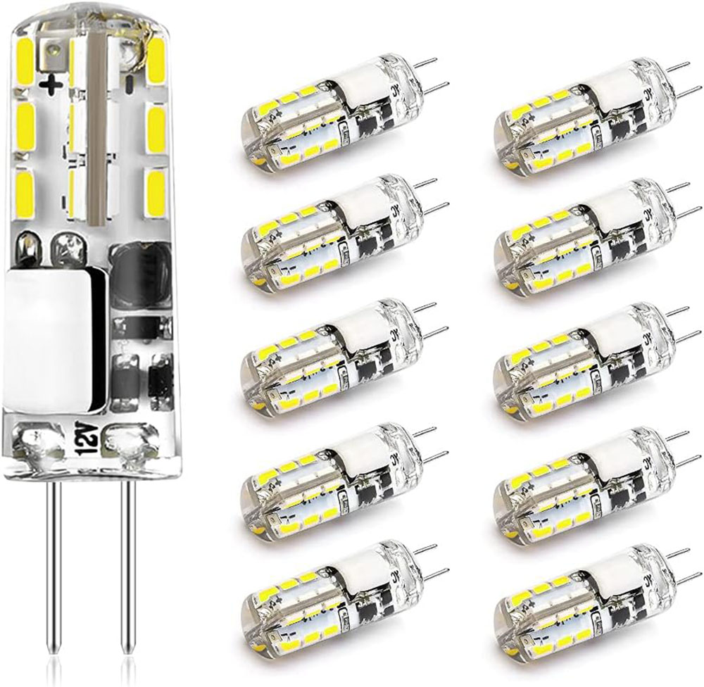 10 個 G4 Led 電球 2 ワット 3 ワット 5 ワット 9 ワット 12 ワット 15 ワット 12 V AC220V 節約シリコンランプ 360 ビーム角交換ハロゲンライトスポットライトシャンデリア