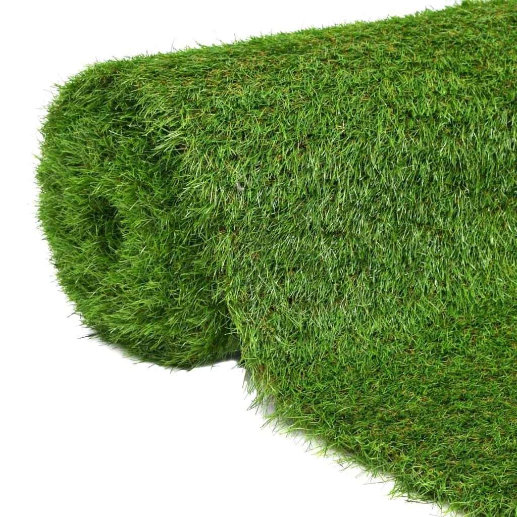Alfombra de césped Artificial, 1x8m, 40mm, paisaje verde, decoración exterior, suelo de jardín