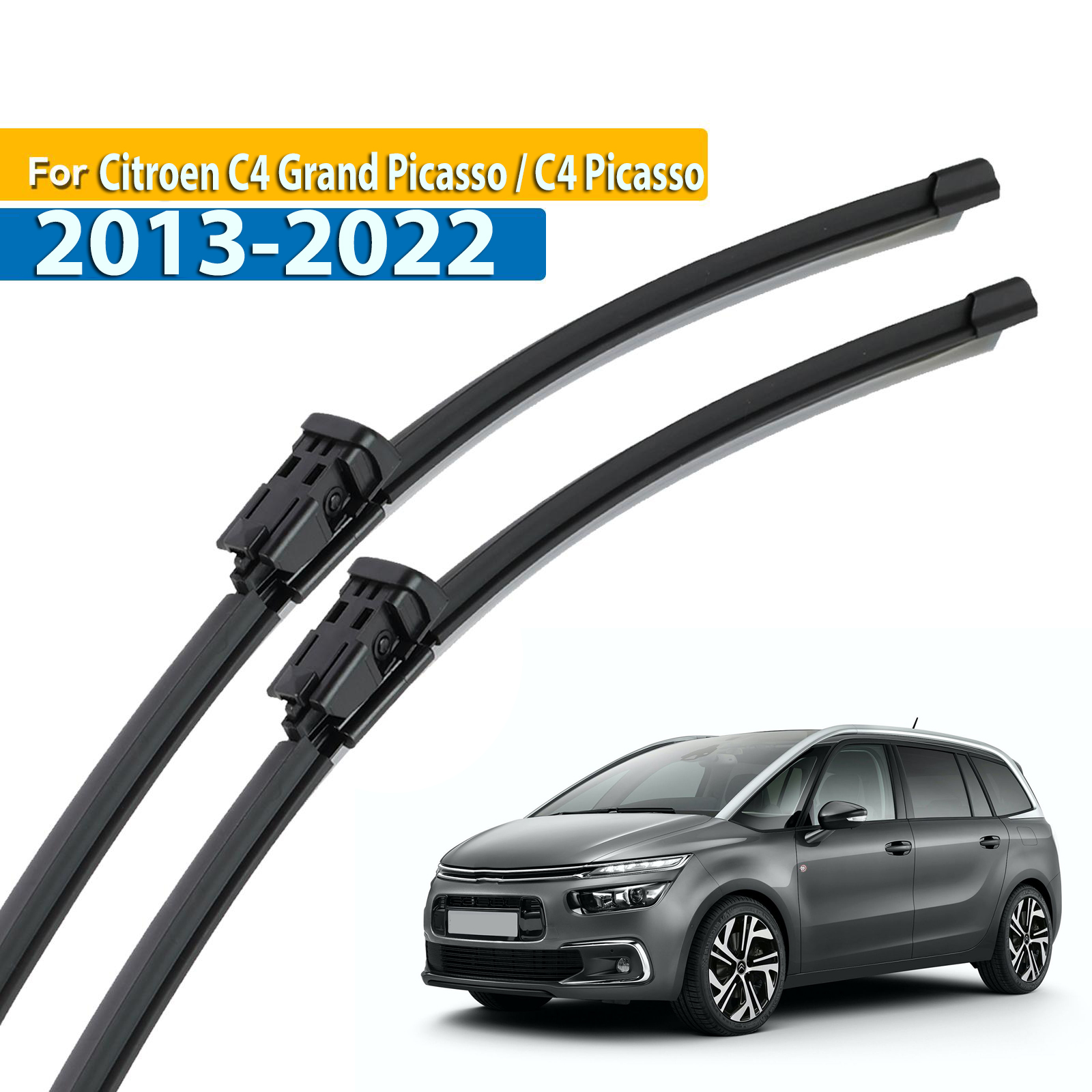 Pióra wycieraczek przednich Erick's do Citroen C4 Grand Picasso / C4 Picasso MK2 2013 - 2022 Szyba przednia 30"+30"