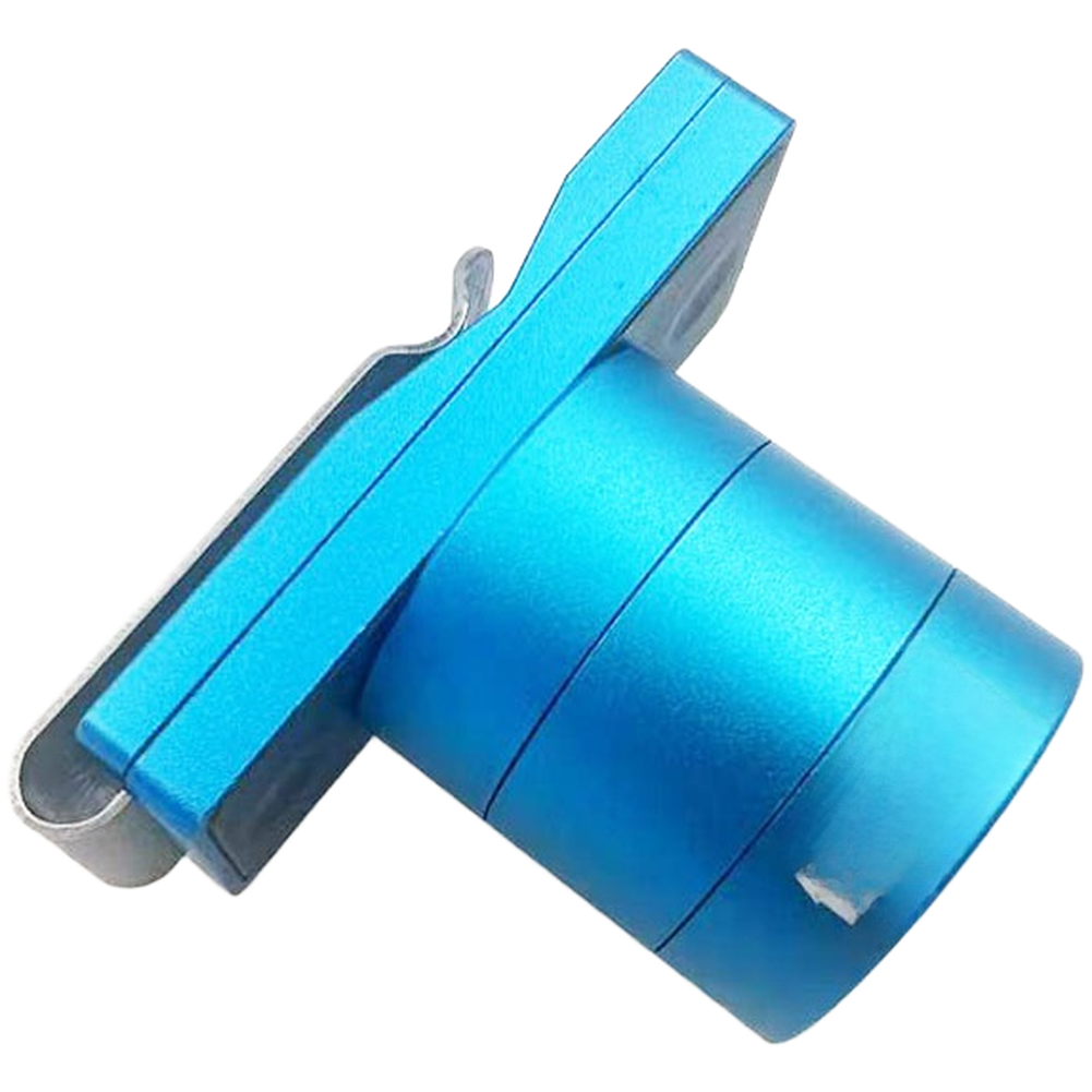 Magnetyczny uchwyt na kredę do przechowywania w plecaku, aluminiowe etui na kredę, czarne, odporne na zużycie, technologia magnetycznego przechowywania.