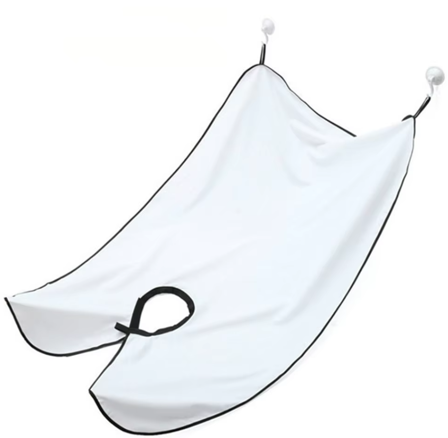 Avental de barbear masculino, capa coletora de barba, cuidados com o rosto, cabelo raspado, babadores adultos, limpeza de cabeleireiro para homens, avental limpo, presente