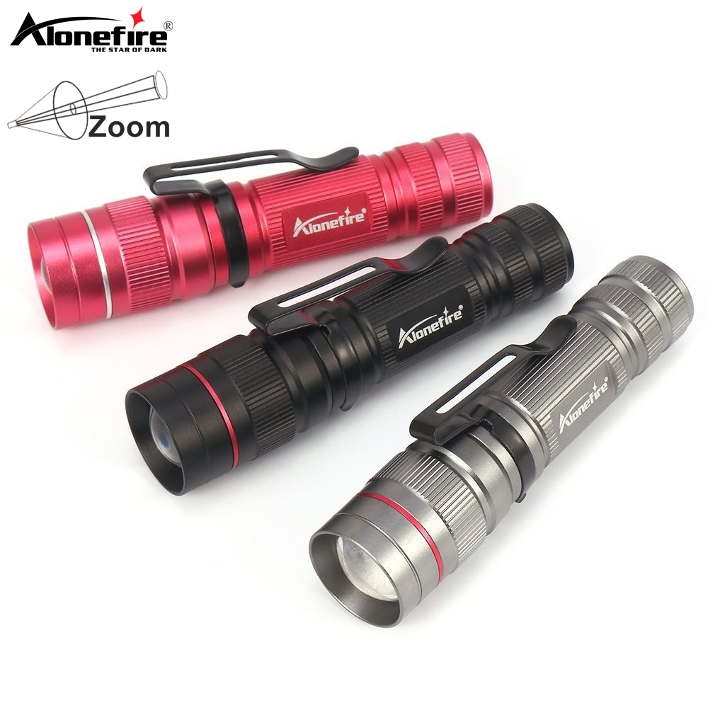 Mini linterna con Zoom de 3W, linterna portátil con zoom, iluminación brillante, para acampar al aire libre, senderismo, mochila, bolsillo, lámpara de mano para niños y niñas