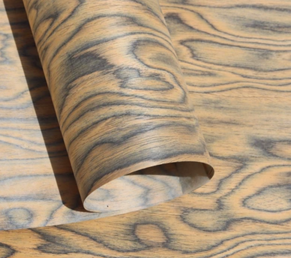 L: 2,5 metros de largura: 580mm T: 0,3mm tecnologia madeira Douglas Fir folheado de madeira folhas decoração criativa de móveis