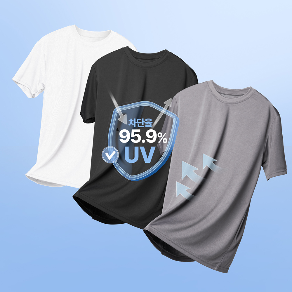[Spedizione Gratuita] T-Shirt Funzionale a Maniche Corte in Materiale Fresco e Traspirante Coolon