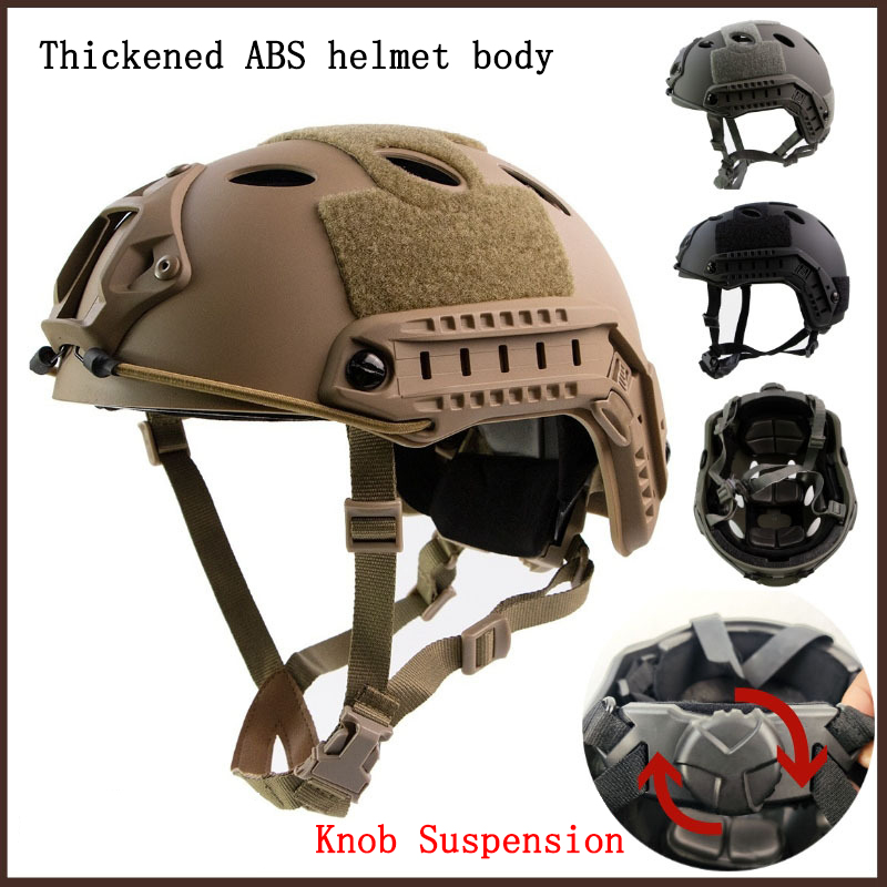 FAST Taktische Schutzhelm Airsoft MH Helm ABS Neue Verdickte Outdoor PJ Air Gun Schießen CS Schutzausrüstung