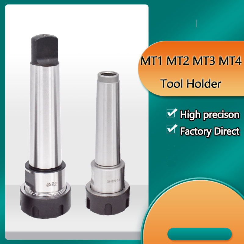 Цанговый патрон Морзе MTA MT1 MT2 MT3 MT4 MT5 ER11 ER16 ER20 ER25 ER32 ER40 MTB Задний тяговый держатель инструментов с резьбой Морзе Цанговый патрон ER