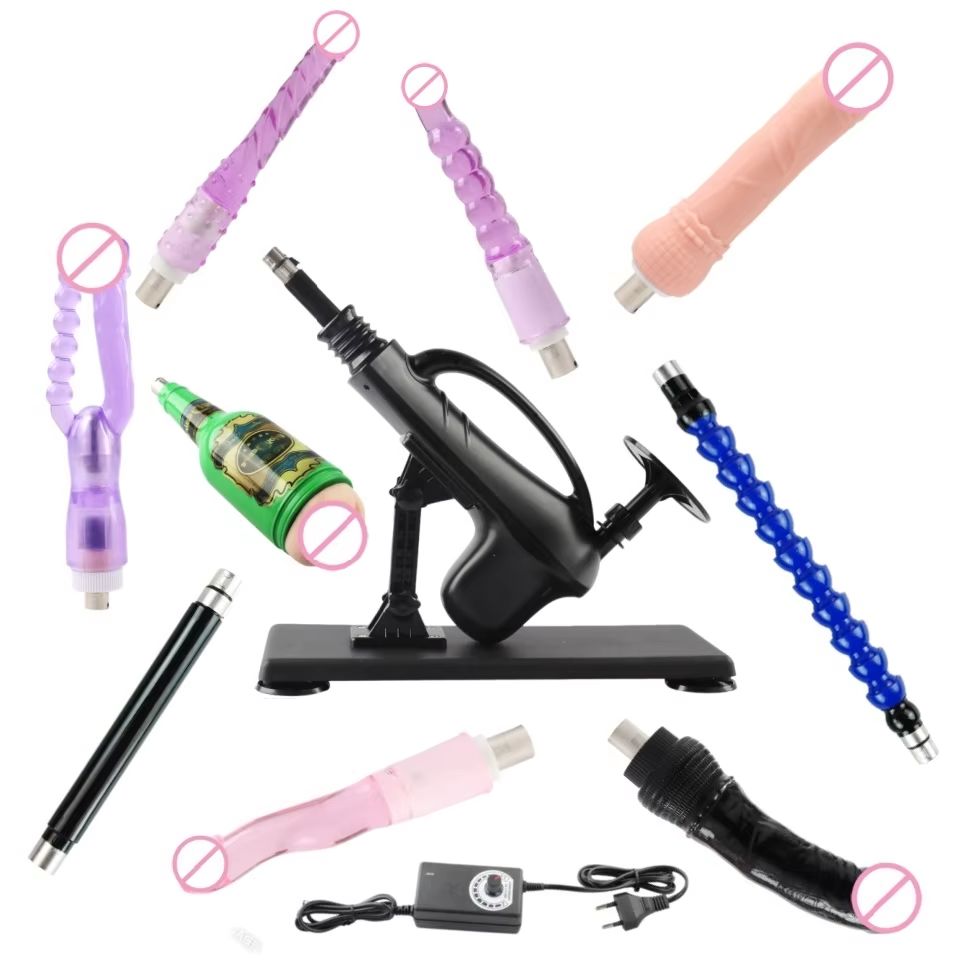 FREDORCH Sex Toys For Adult Automatic Sex Machine Thrusting Telescopic Vibrator Love Machine with Different Dildo Attachments