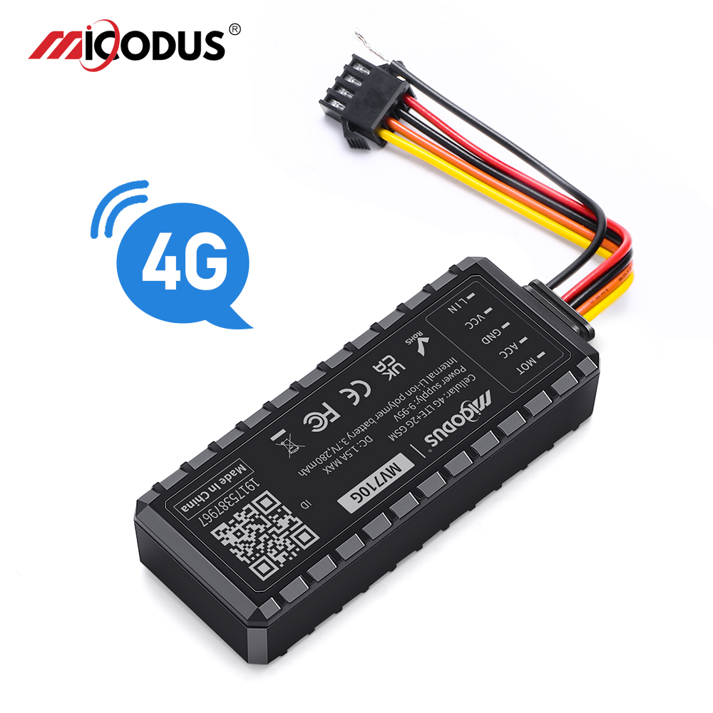 Micodus rastreador veiculo GPS Para MV710G อัตโนมัติ9-90V ตัดน้ำมันเชื้อเพลิงขนาดเล็ก4G GPS ติดตามสำหรับรถยนต์สั่นสะเทือน ACC เปิด/ปิดการแจ้งเตือน PK J16