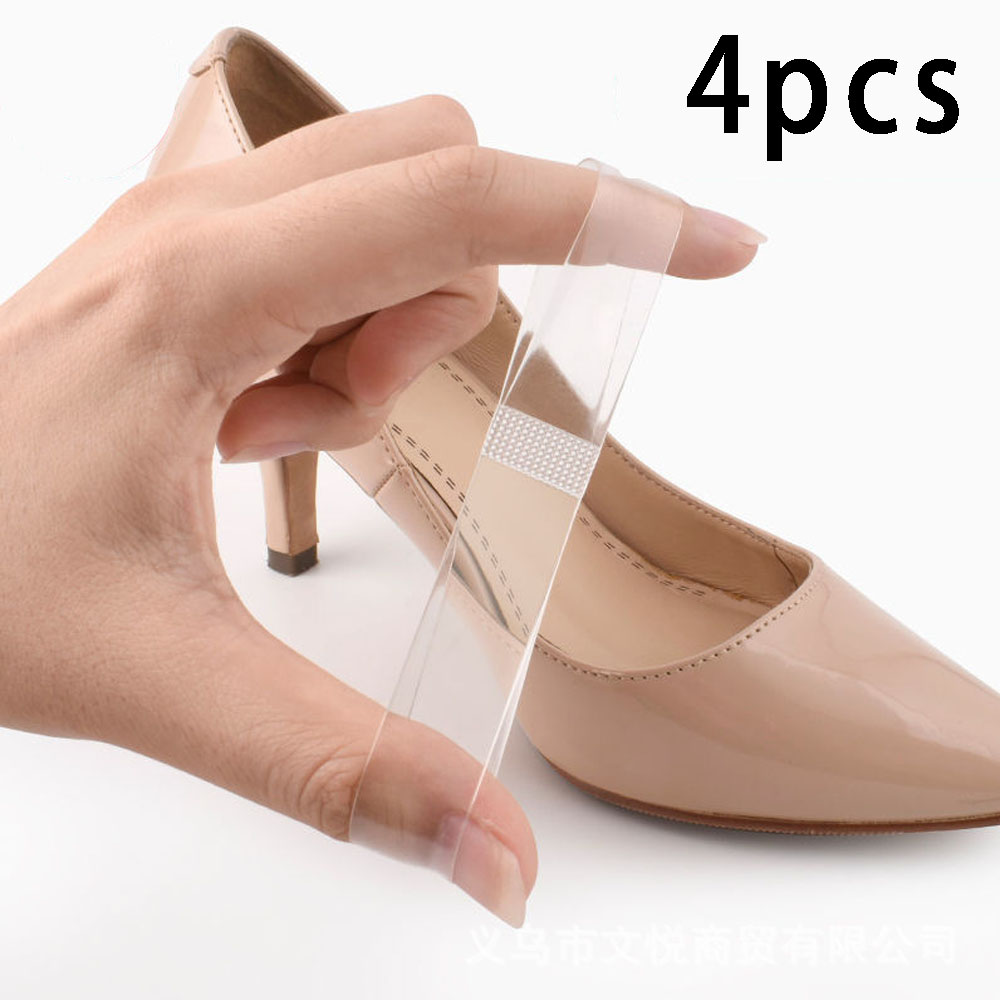 2 pares de cadarços transparentes de silicone elástico invisível para sapatos de salto alto design de moda tiras de alta qualidade cadarço de tornozelo