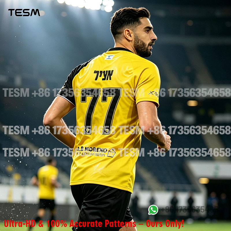 Camisa de Futebol TESM Masculina NO.77, Camiseta de Futebol para Família, Impressão 3D, Manga Curta para Treino e Jogo