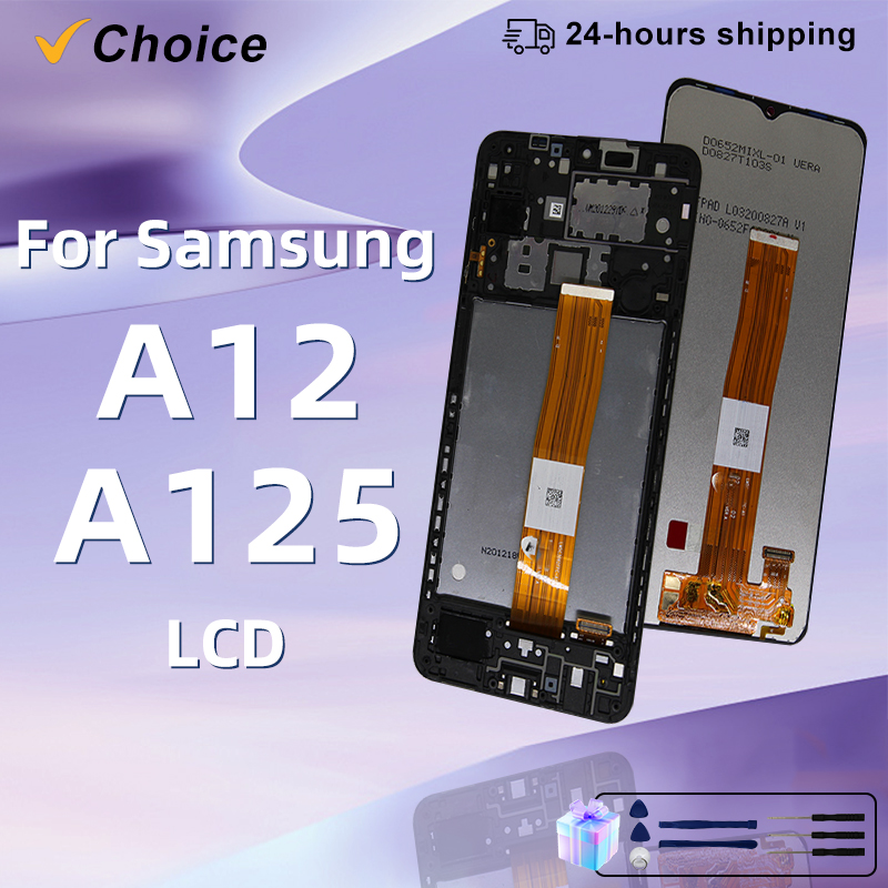 6.5" OEM For Samsung A12 LCD SM-A125M Display Touch Screen Digitizer For Samsung A125 LCD SM-A125F SM-A125U Display Replace Part
